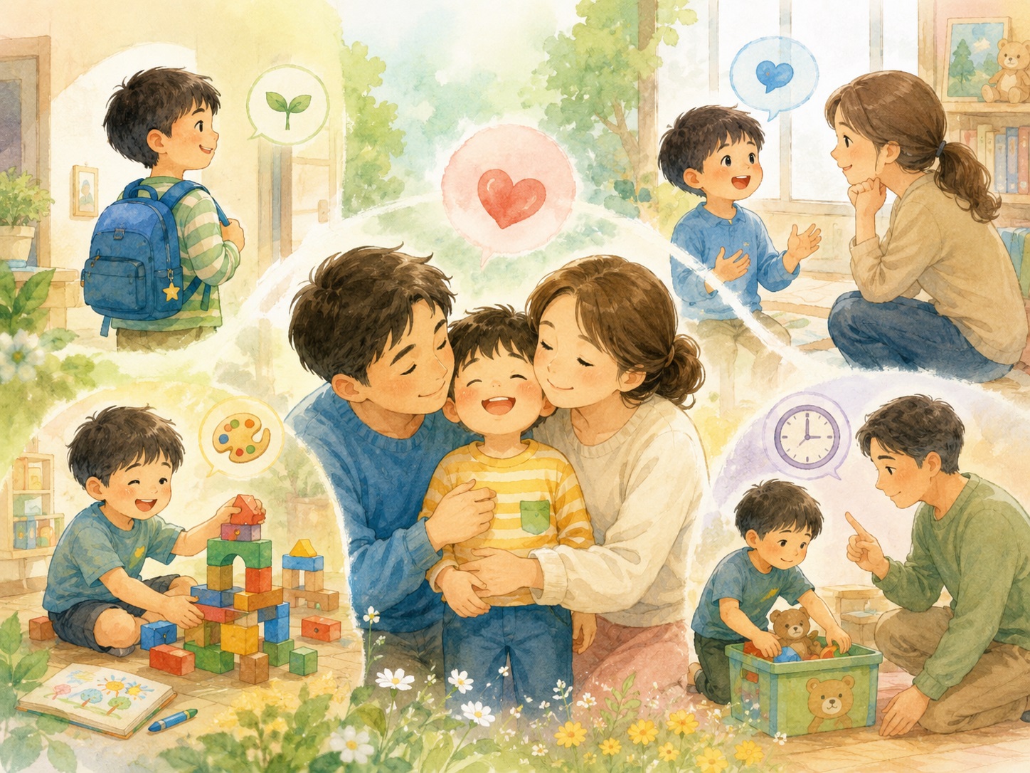 親子共學正方形插圖