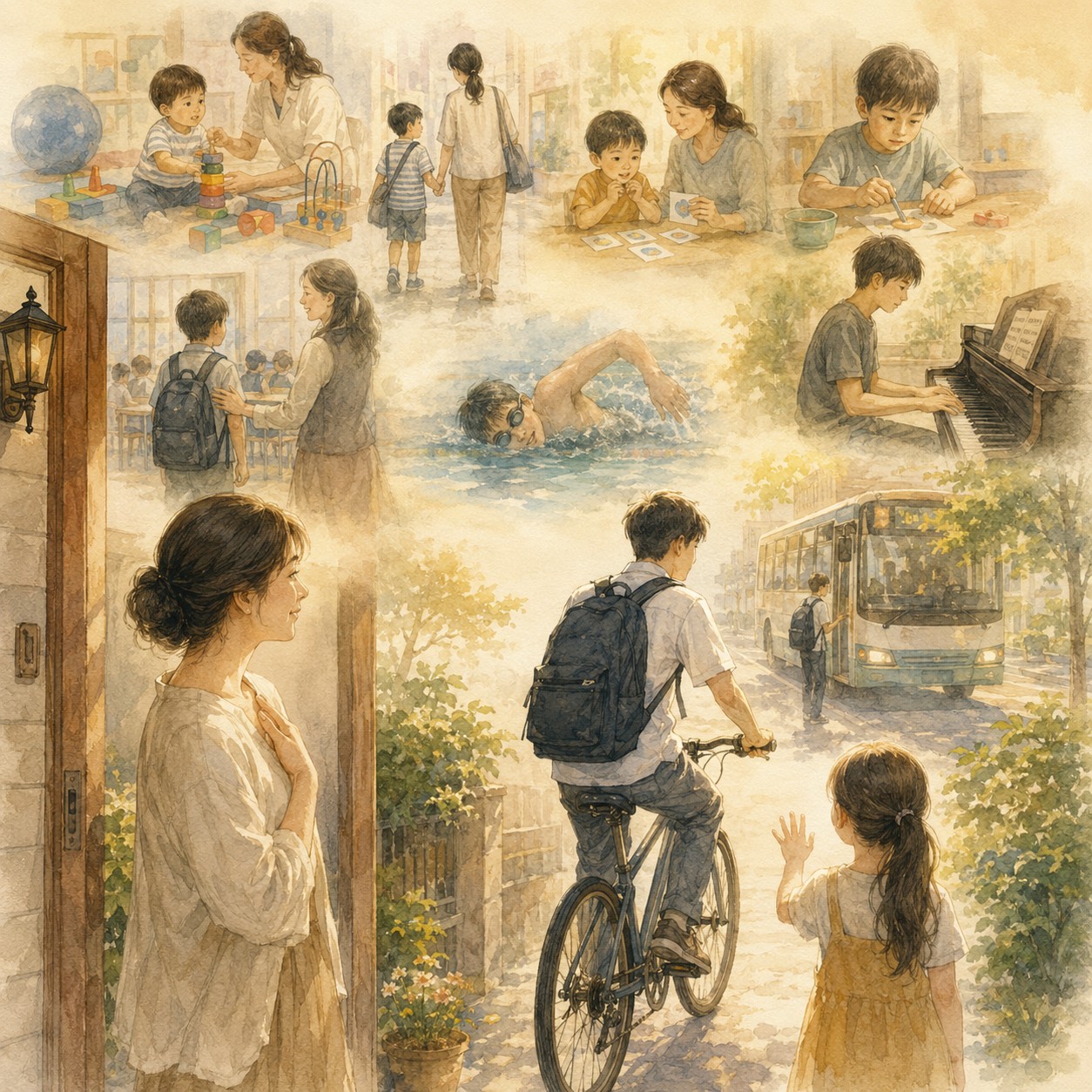 親子共學正方形插圖