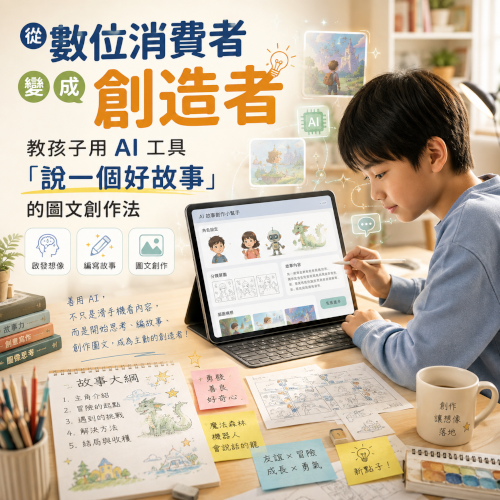 親子共學正方形插圖